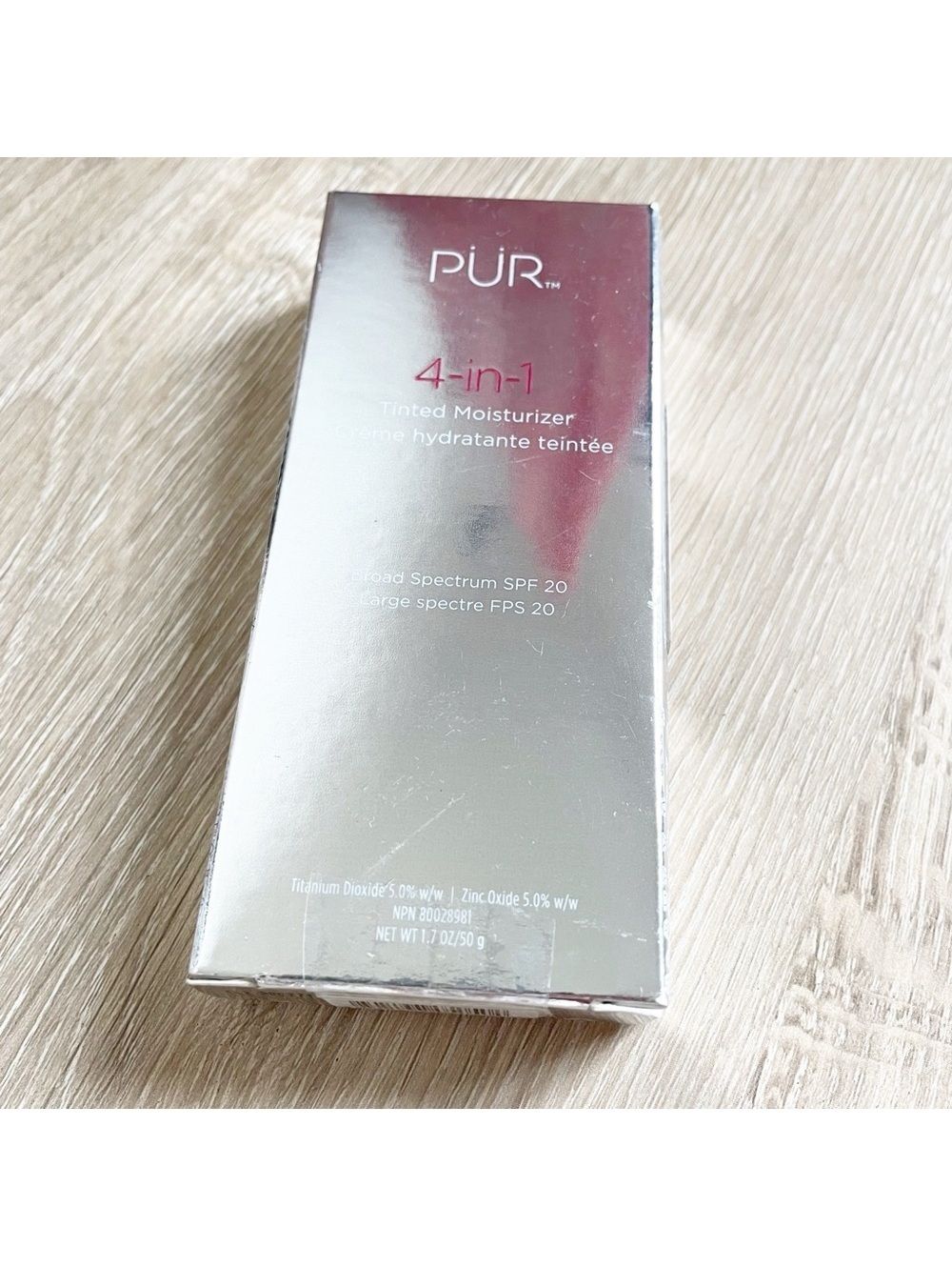 PUR Beauty 4-in-1 Tinted Moisturizer Broad Spectrum SPF 20 Sand TG7 Tan Golden